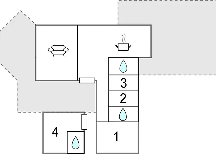 בית נופש 4 Bedroom Lovely In *